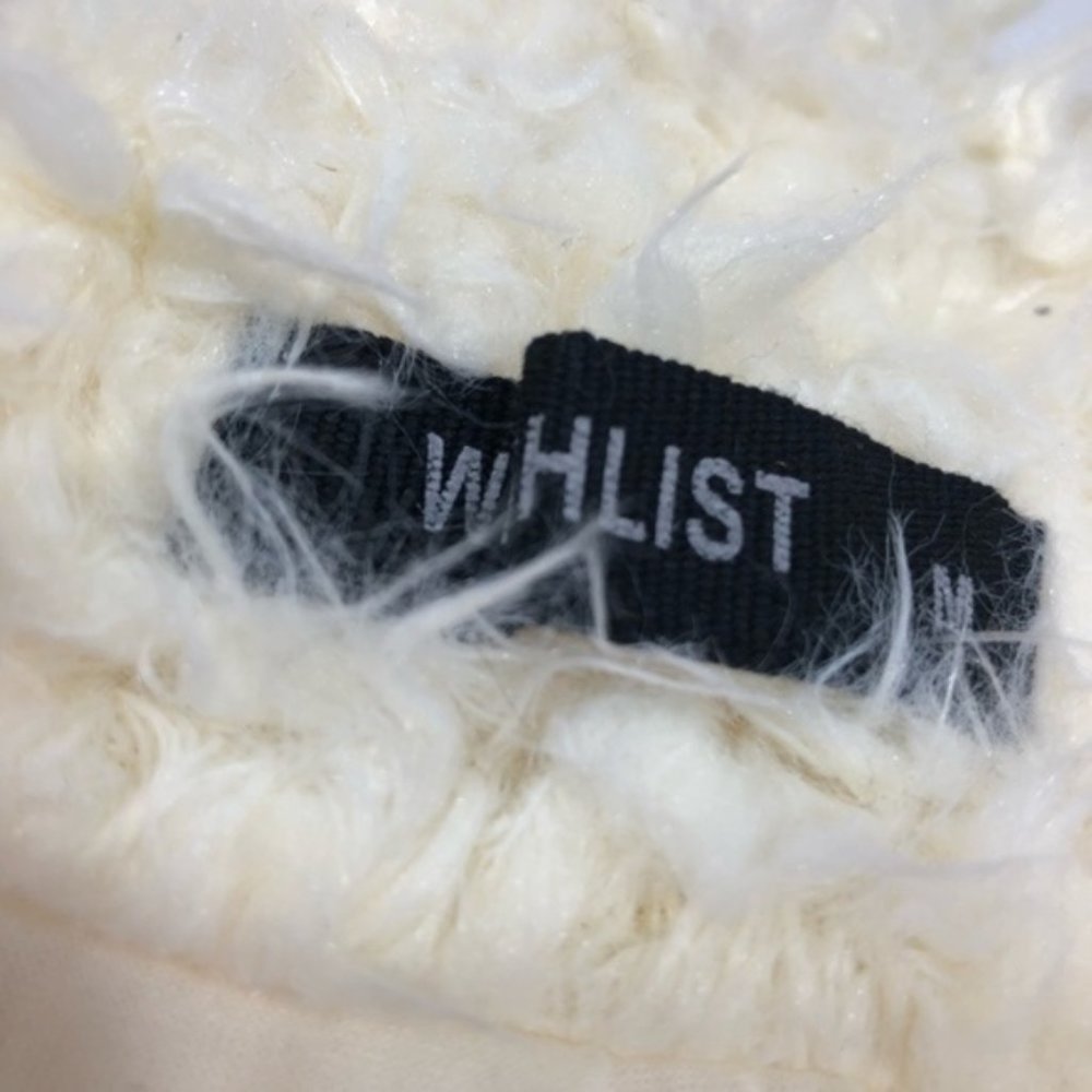 Wishlist Boutique White Cream Fuzzy Oversized Vest - Picture 4 of 6